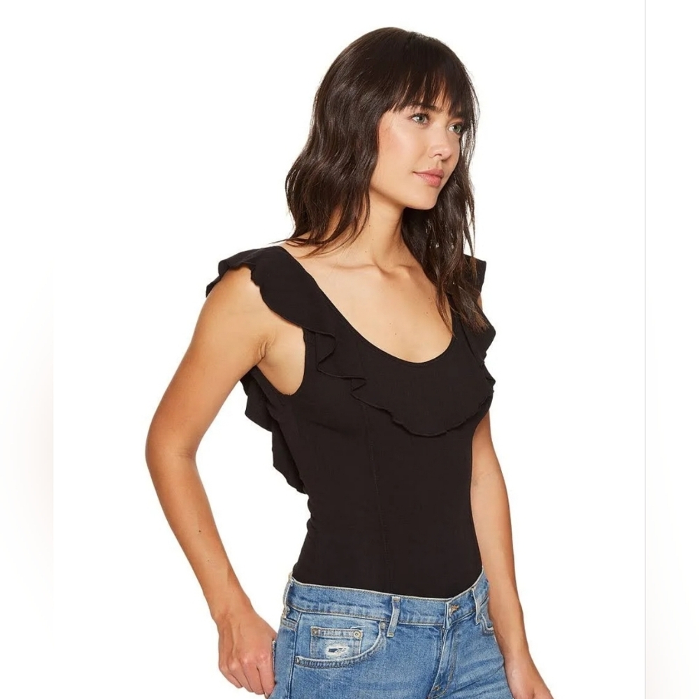 Free People intimately size large black bodysuit